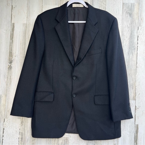 Loro Piana Men’s 100% Cashmere Black Blazer‎ - Size 42R - Picture 1 of 17